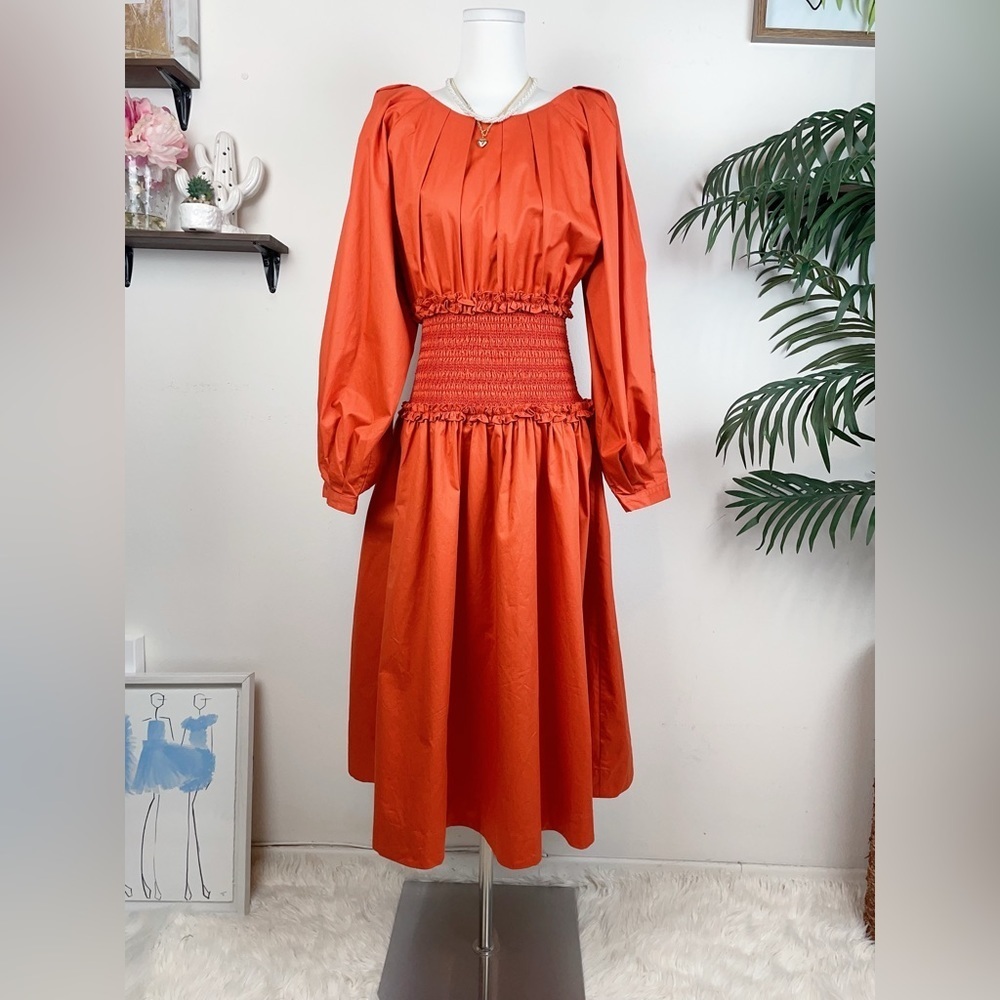 En Saison Esme Midi Dress in Sienna - Picture 2 of 11